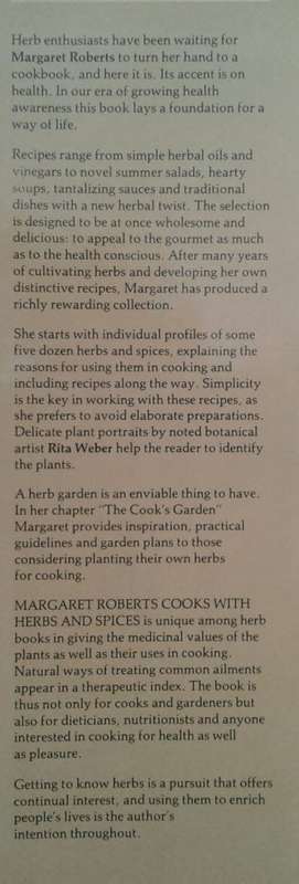Cooks with Herbs and Spices by Margaret Roberts
