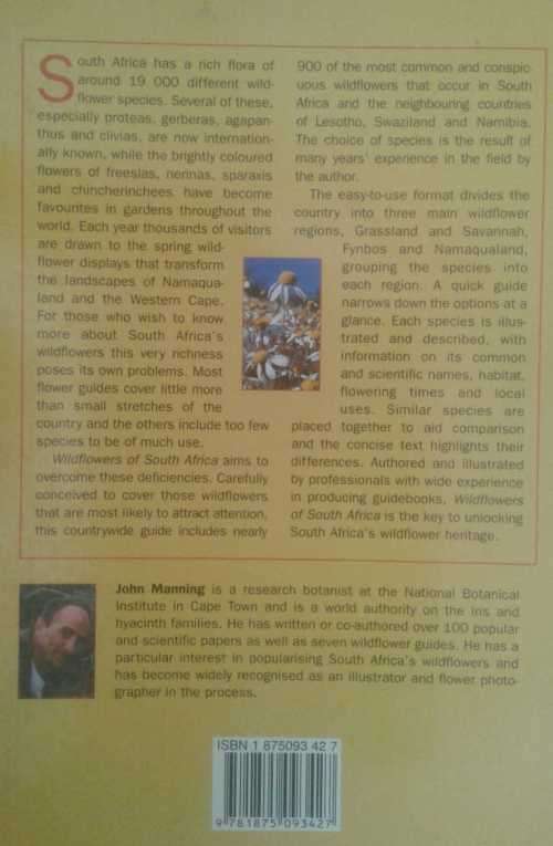 Photographic Guide to the Wildflowers of South Africa by John Manning
