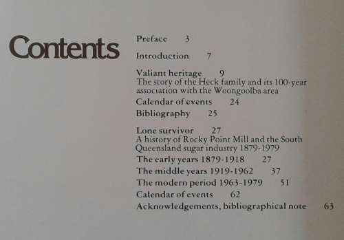 Rocky Point and the Heck Family 100 years of Sugar Milling in South East Queensland