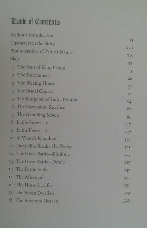 The Five Sons of King Pandu The Story of the Mahabharata adapted in English by Elizabeth Seegar