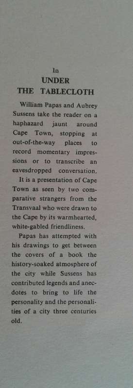 Under The Tablecloth, Papas looks at the Peninsula by William Papas & Aubrey Sussens