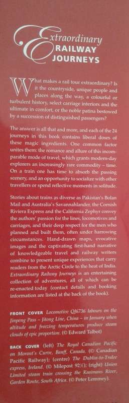 Extraordinary Railway Journeys by Tom Savio & Anthony Lambert