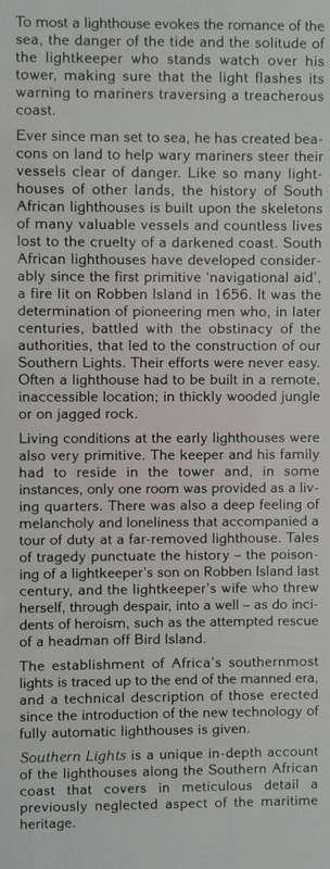 Southern Lights, Lighthouses of Southern Africa by Harold Williams