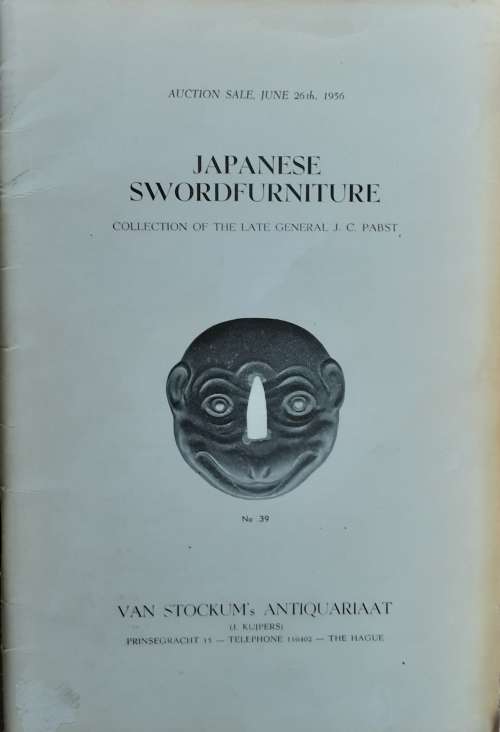 Japanese Swordfurniture Collection of the Late General J C Pabst Auction Catalogue 1956