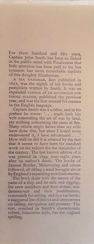 A Sea Grammar Captain John Smith edited by Kermit Goell