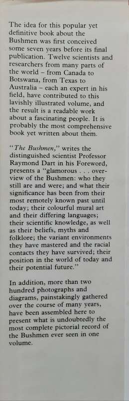 The Bushmen, San Hunters and Herders of Southern Africa by Phillip Tobias
