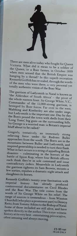Thank God We Kept The Flag Flying The Sirge and Relief of Ladysmith 1899-1900 by K Griffith