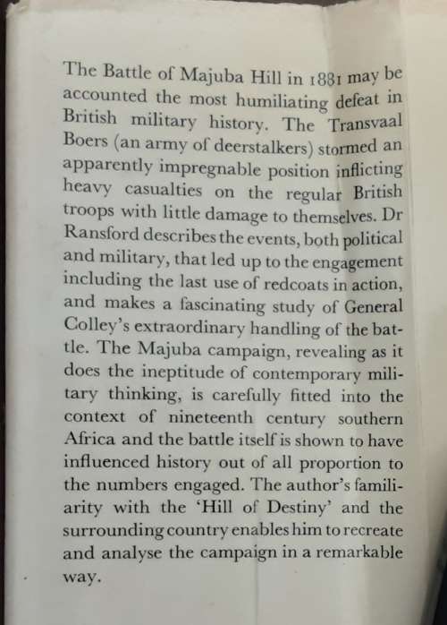 The Battle of Majuba Hill The First Boer War by Oliver Ransford