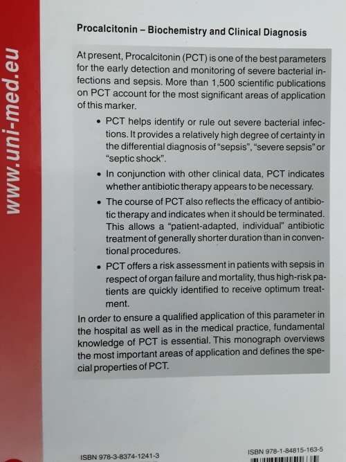 Procalcitonin Biochemistry and Clinical Diagnosis by Michael Meisner