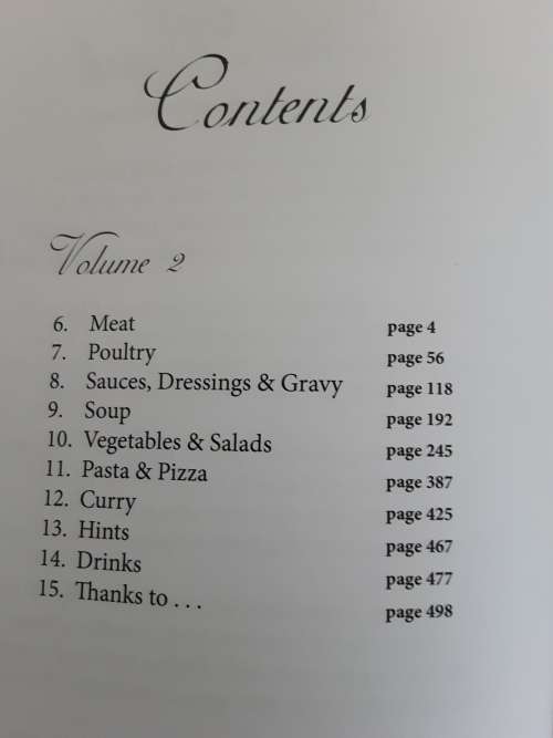 2 Volume Bennie`s Cook Book by Bennie Schonfeldt compiled by his sister Helene Beisheim