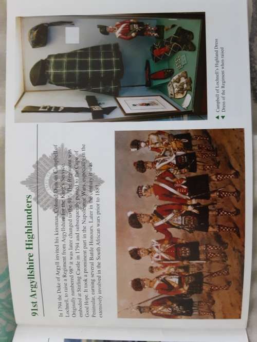 2 x booklets Regiments of Gloucestershire and Regimental Museum The Argyll and Suherland Highlanders