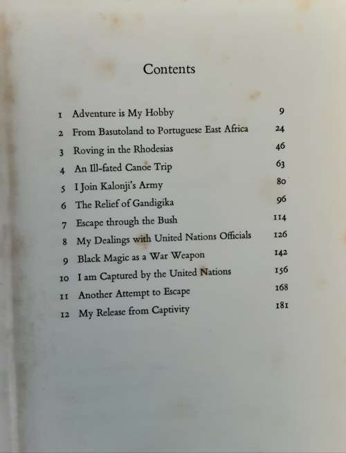 My Congo Adventure by John Roberts **SCARCE TITLE FIRST EDITION**