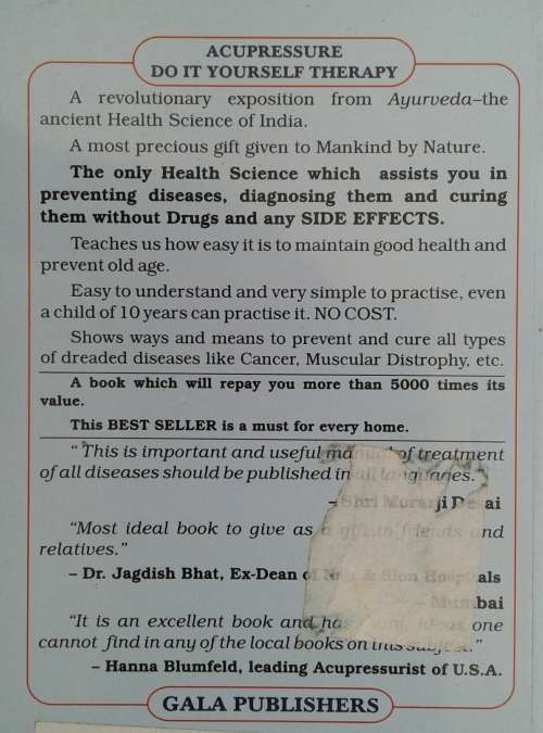 Health in Your Hands Volume 1 & 2 by Devendra Vora