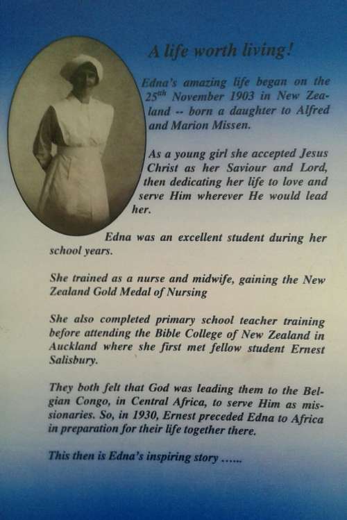 Edna Marion Salisbury Missionary to Africa **SIGNED COPY**