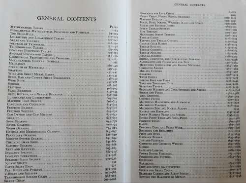 Machinery's Handbook Seveteenth Edition