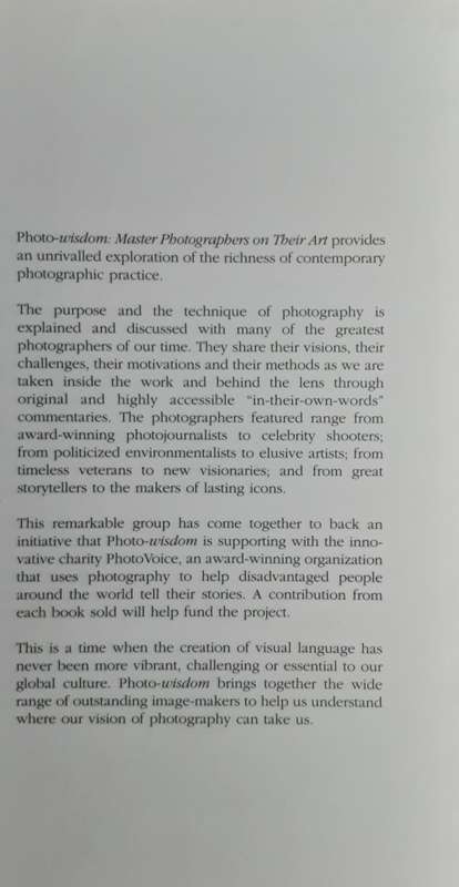 Photo-Wisdom Master Photographers on Their Art by Lewis Blackwell