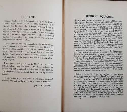 George Square its History, Statues and Environs by James McFarlane **SIGNED COPY**