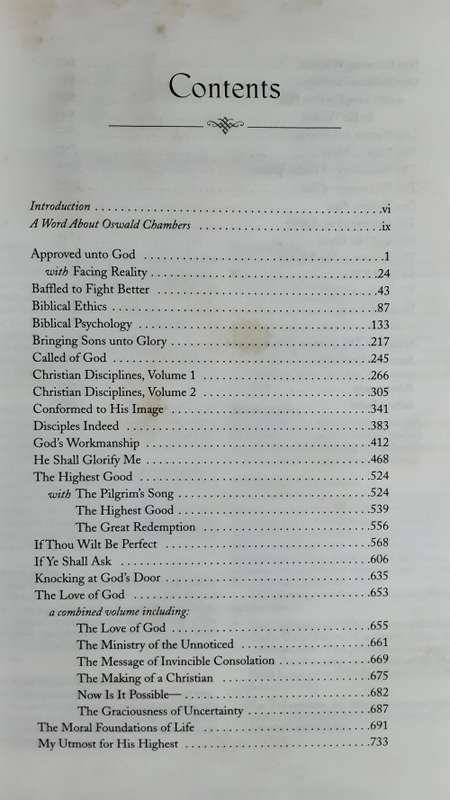 The Complete Works of Oswald Chambers with companion CD Rom