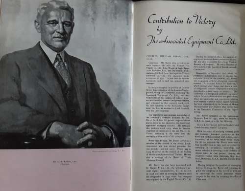 Contribution To Victory by The Associated Equipment Co Ltd