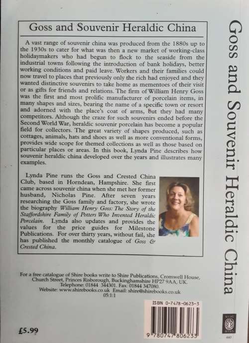 Goss and Souvenir Heraldic China by Lynda Pine