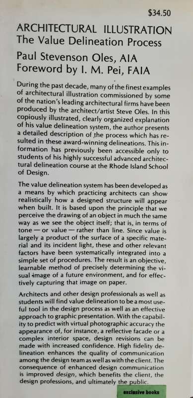 architectural Illustration The Value Delineation Process by Paul Stevenson Oles