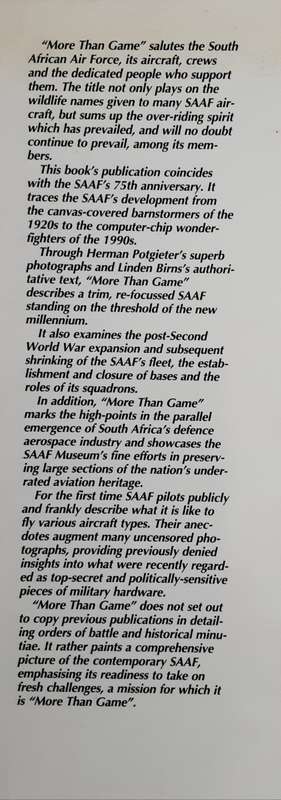 More Than Game, A Salute to the South African Air Force by Herman Potgieter