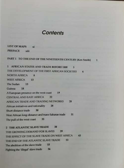 North of the Limpopo Africa Since 1800 by Ken Smith & F J Nothling