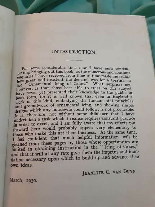 Cake Making and Icing of Cakes by Jeanette C Van Duyn