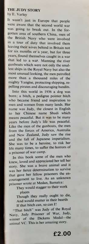 The Judy Story, The Dog With Six Lives by E Varley **SCARCE**