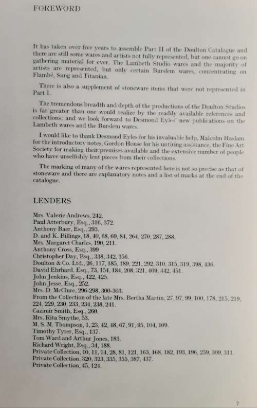 Doulton Pottery from the Lambeth and Burslem Studios 1873-1939 part II