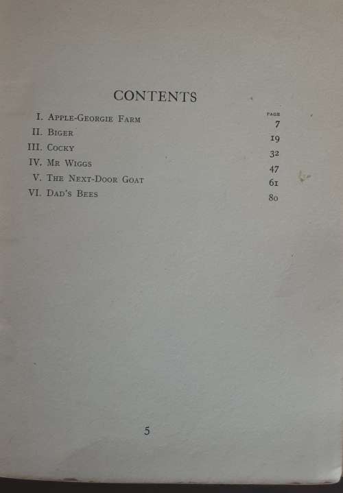 Apple Georgie Farm by F and K Thompson, illustrated by Victor Cooley 1936