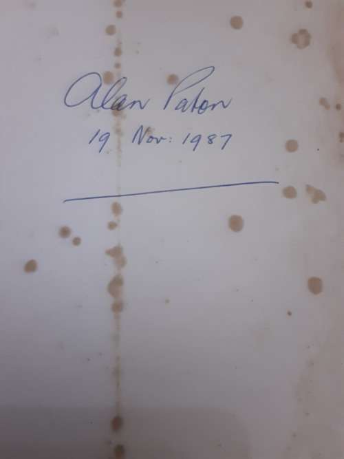 Save The Beloved Country by Alan Paton **SIGNED COPY**