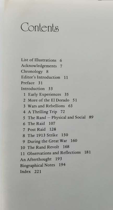 Some Reminiscences Lionel Phillips edited by Maryna Fraser
