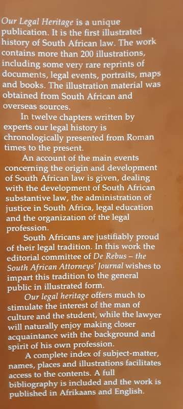 Our Legal Heritage  by Butterworths