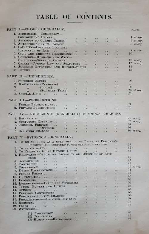 Digest of Criminal Cases in The Superior Courts of South Africa by Morgan O Evans 1909