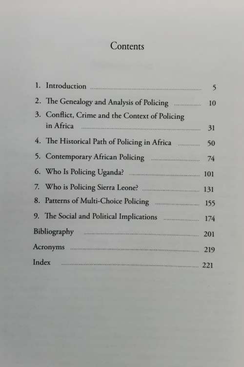 Multi-Choice Policing in Africa by Bruce Baker