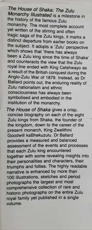 The House of Shaka The Zulu Monarchy Illustrated by Charles Ballard