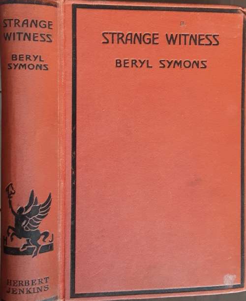 Strange Witness by Beryl Symons **FIRST EDITION**