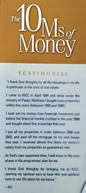 The 10Ms of Money by Matthew Ashimolowo