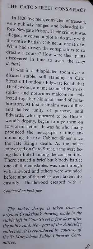 The Cato Street Conspiracy by John Stanhope