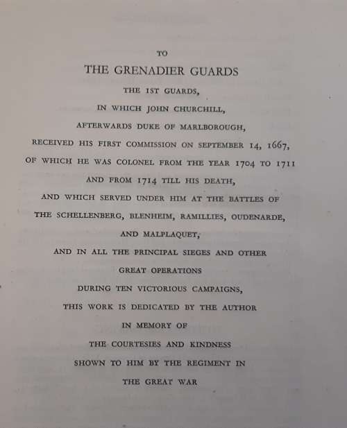 Marlborough, His Life and Terms by The Right Honourable Winston S Churchill in 2 voloumes