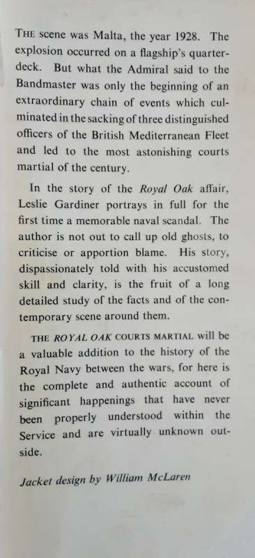 The Royal Oak Courts Martial by Leslie Gardiner