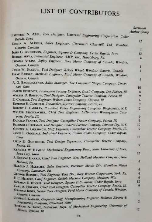 Handbook of Fixture Design, Principles & Design of Maxchining, Assembly & Inspection by Wilson