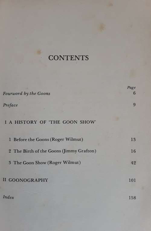 The Goon Show Companion A History and Goonography by Roger Wilmut & Jimmy Grafton
