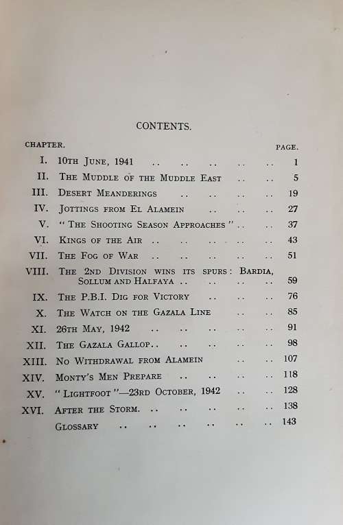The Tide Turned at Alamein by B L Bernstein