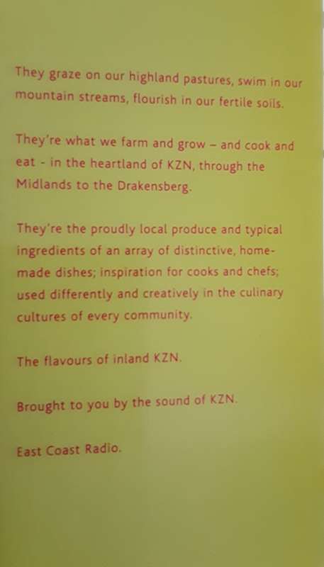 East Coast Tables The Inland Edition, The Midlands & The Berg by Erica Platter