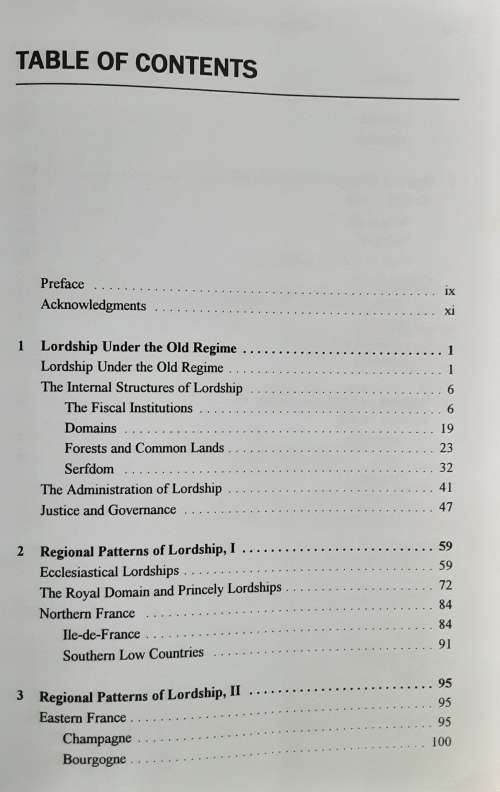 Lordship in France 1500-1789 by James Lowth Goldsmith