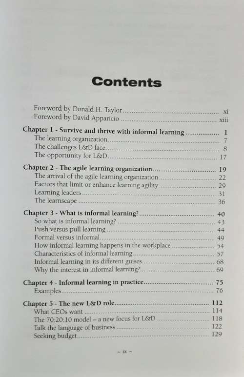 Informal Learning At Work, How to boost performance in tough times by Paul Matthews
