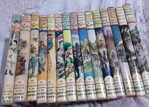 The Secret Seven complete set 15 titles by Enid Blyton 1960s hardcovers