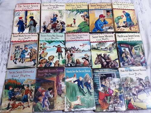 The Secret Seven complete set 15 titles by Enid Blyton 1960s hardcovers